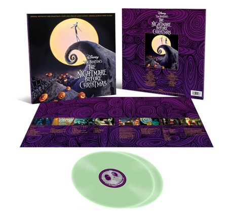 The Nightmare Before Christmas (Glow In The Dark Vinyl), 2 LPs
