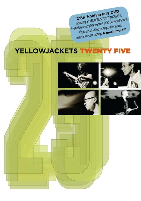 Yellowjackets: Twenty Five, 1 DVD und 1 CD