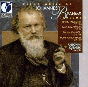 Johannes Brahms (1833-1897): Klavierstücke opp.116,118,119, CD