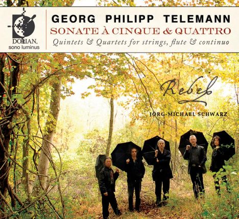 Georg Philipp Telemann (1681-1767): Quartette &amp; Quintette für Flöte,Streicher &amp; Bc, CD