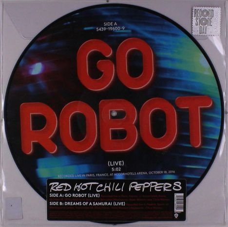 Red Hot Chili Peppers: Go Robot / Dreams Of A Samurai (Picture Disc), Single 12"