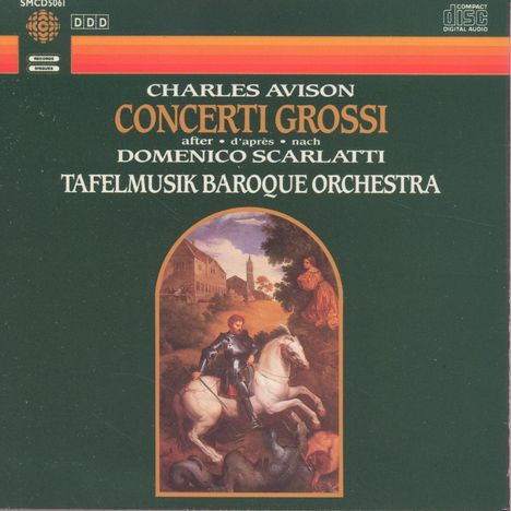 Charles Avison (1709-1770): Concerti nach D.Scarlatti Nr.2,4,6,12, CD