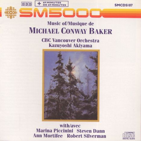 Michael Conway Baker (geb. 1937): Konzert für Klavier &amp; Kammerorchester, CD