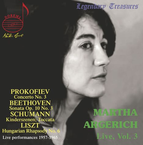 Martha Argerich - Legendary Treasures Vol.3, CD