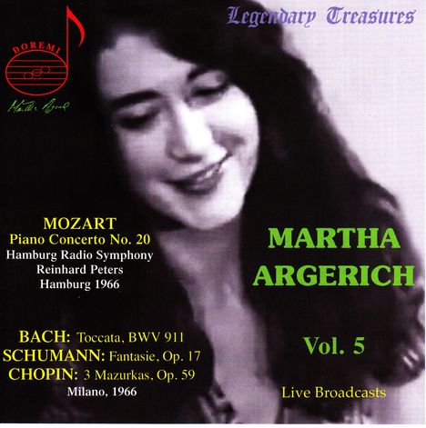 Martha Argerich - Legendary Treasures Vol.5, CD