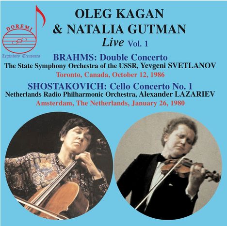 Oleg Kagan &amp; Natalia Gutman Live Vol.1, CD