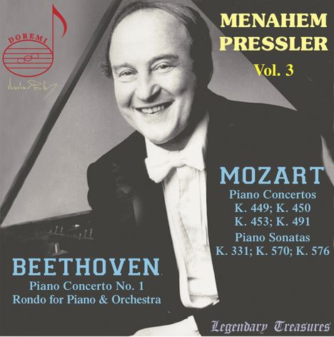 Menahem Pressler - Legendary Treasures, 3 CDs