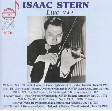 Isaac Stern - Live Vol.5, 2 CDs