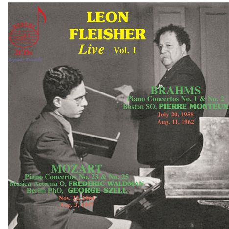 Leon Fleisher Live Vol.1, 2 CDs