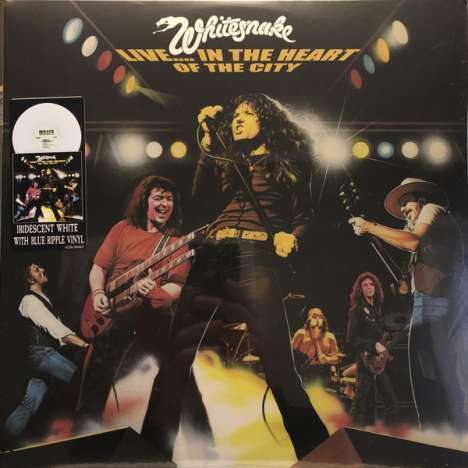 Whitesnake: Live...In The Heart Of The City (Iridescent White With Blue Ripple Vinyl), LP