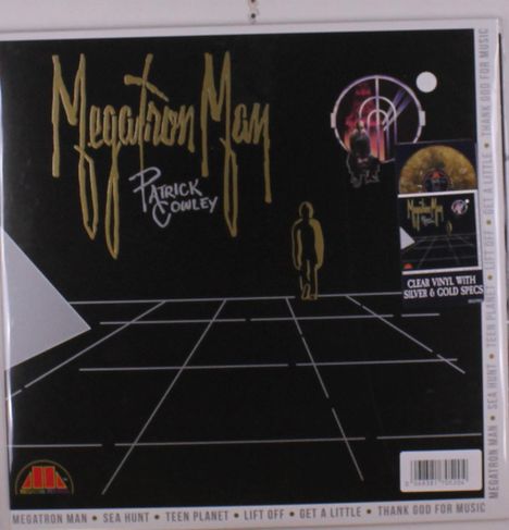 Patrick Cowley: Megatron Man (Clear with Silver &amp; Gold Splatter Vinyl), LP