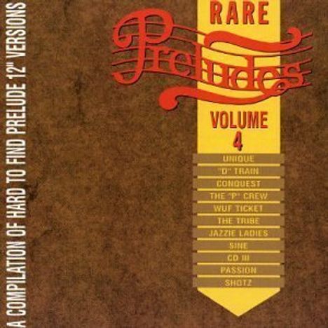 Rare Prelude Vol. 4, CD