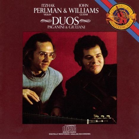 Niccolo Paganini (1782-1840): Duos For Violin &amp; Guitar, CD