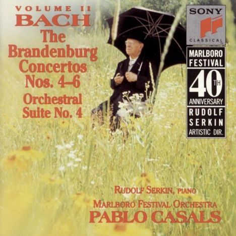 Johann Sebastian Bach (1685-1750): Brandenburgische Konzerte Nr.4-6, CD