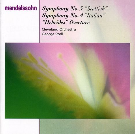 Felix Mendelssohn Bartholdy (1809-1847): Symphonien Nr.3 & 4, CD