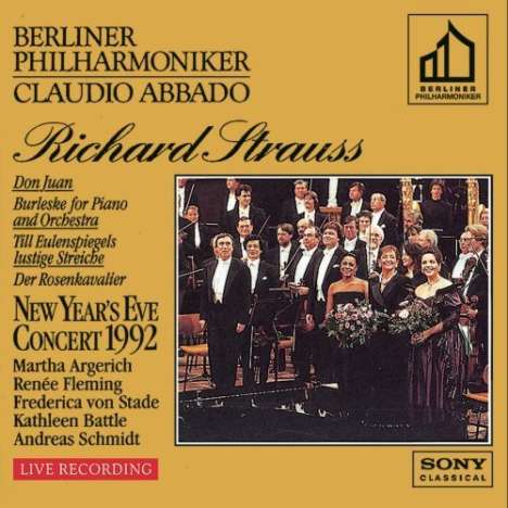 Silvesterkonzert in Berlin 31.12.1992, CD