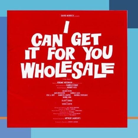 Musical: Barbra Streisand: I Can Get It For You Wholesale (Original Broadway Cast Recording), CD