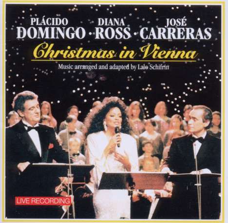 Placido Domingo, Jose Carreras, Diana Ross in Wien 1992, CD