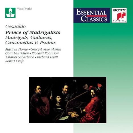 Carlo Gesualdo von Venosa (1566-1613): Madrigale,Galliarden,Canzonetten,Psalmen, CD