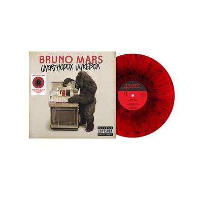Bruno Mars (geb. 1985): Unorthodox Jukebox (Red w/ Black Splatter Vinyl), LP