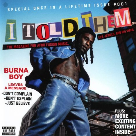 Burna Boy: I Told Them..., CD