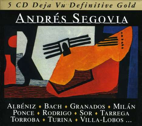 Andres Segovia (1893-1987): Andres Segovia, 5 CDs