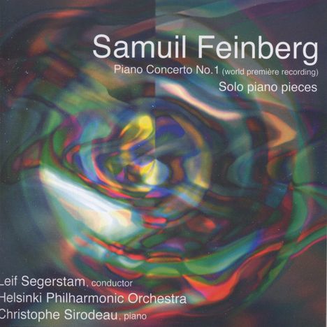 Samuel Feinberg (1890-1962): Klavierkonzert Nr.1, CD