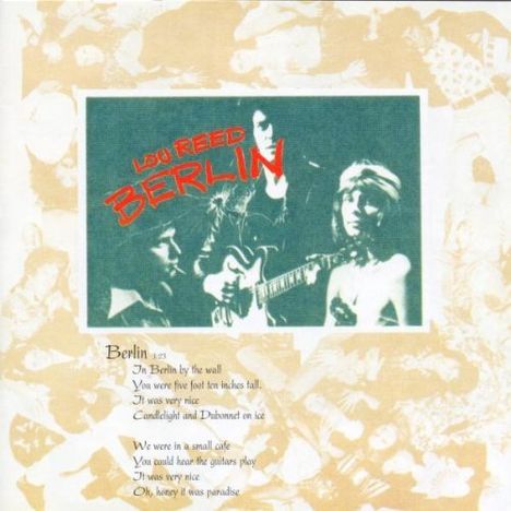 Lou Reed (1942-2013): Berlin, CD