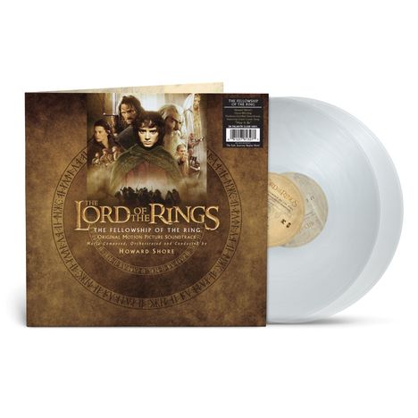 The Lord Of The Rings: Fellowship Of The Rings (Palantir Clear Vinyl), 2 LPs