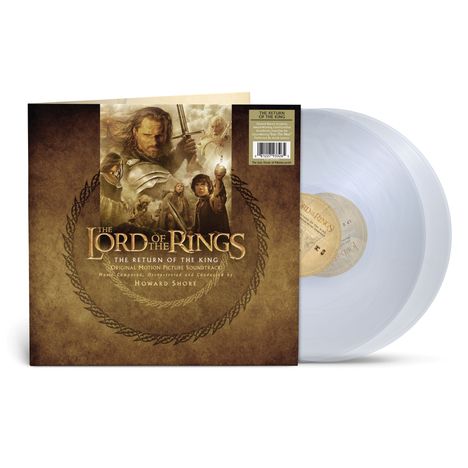 The Lord Of The Rings: The Return Of The King (Palantir Clear Vinyl), 2 LPs