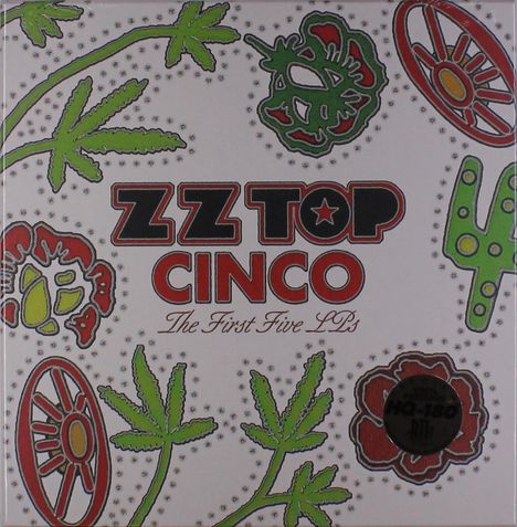 ZZ Top: Cinco: The First Five LPs (Boxset) (180g), 5 LPs