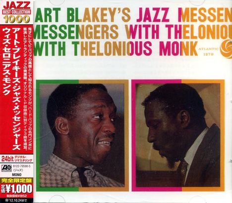 Art Blakey &amp; Thelonious Monk: Art Blakey's Jazz Messengers With Thelonious Monk, CD