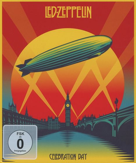 Led Zeppelin: Celebration Day: Live 2007 (Digipack Blu-ray-Size), 1 Blu-ray Disc und 2 CDs