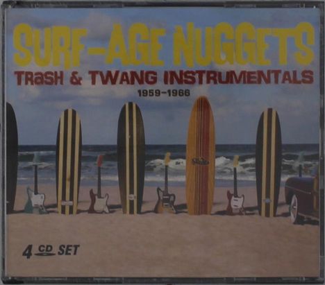 Surf-Age Nuggets: Trash &amp; Twang Instrumentals 1959 - 1966, 4 CDs