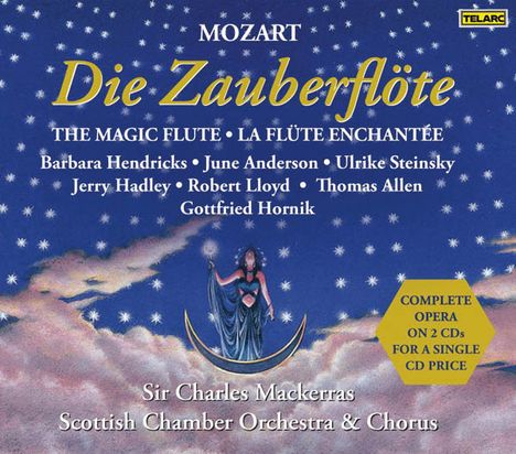 Wolfgang Amadeus Mozart (1756-1791): Die Zauberflöte, 2 CDs