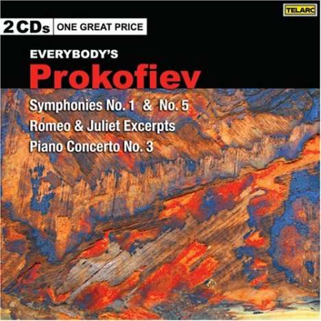 Serge Prokofieff (1891-1953): Symphonien Nr.1 &amp; 5, 2 CDs
