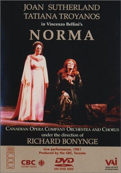 Vincenzo Bellini (1801-1835): Norma, DVD