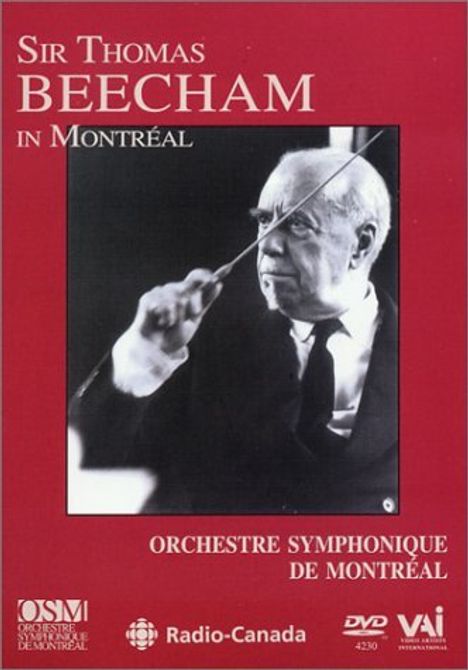 Sir Thomas Beecham in Montreal 1956, DVD