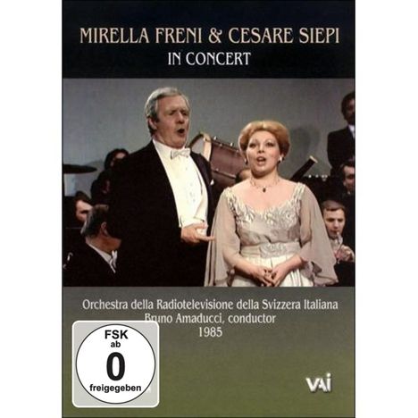 Mirella Freni &amp; Cesare Siepi in Concert, DVD