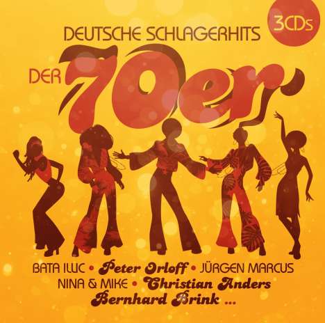 Deutsche Schlagerhits der 70er, 3 CDs