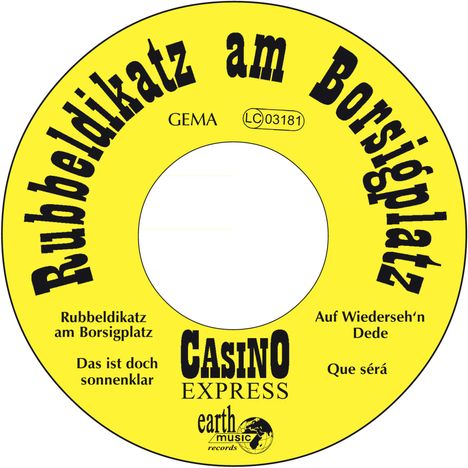 Casino Express: Rubbeldikatz am Borsigplatz, Maxi-CD