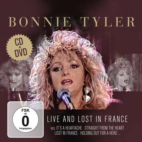Bonnie Tyler: Live And Lost In France: Live in Germany 1993 (CD + DVD), 1 CD und 1 DVD