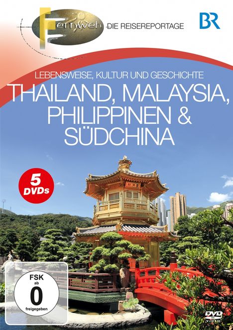 Thailand, Malaysia, Philippinen &amp; Südchina, 5 DVDs