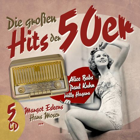 Die großen Hits der 50er, 5 CDs