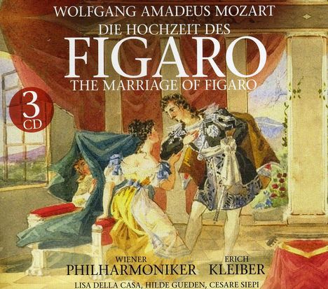 Wolfgang Amadeus Mozart (1756-1791): Die Hochzeit Das Figaro, 3 CDs