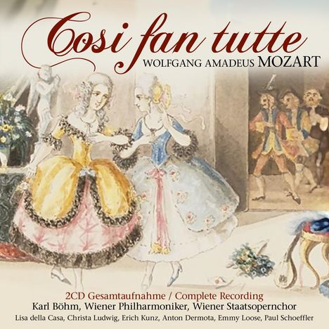 Wolfgang Amadeus Mozart (1756-1791): Cosi Fan Tutte, 2 CDs