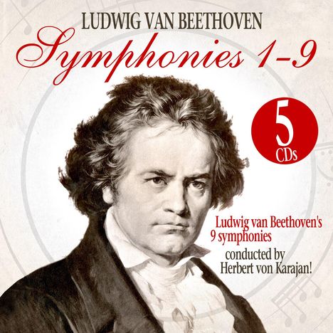 Ludwig van Beethoven (1770-1827): Sinfonien 1-9, 5 CDs