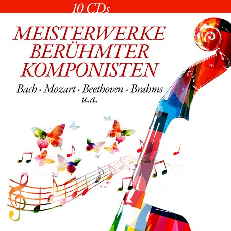 Wolfgang Amadeus Mozart (1756-1791): Meisterwerke berühmter Komponisten-Famous composer, 10 CDs
