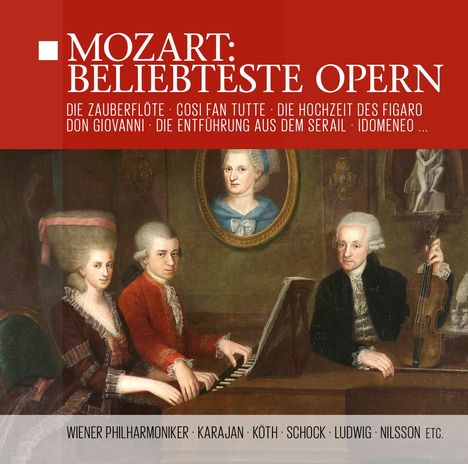 Wiener Philharmoniker: Mozart: Beliebteste Opern, 14 CDs