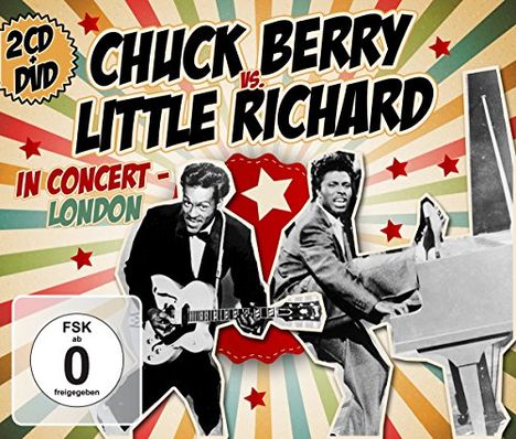Chuck Berry &amp; Little Richard: Chuck Berry vs. Little Richard In Concert: London, 2 CDs und 1 DVD